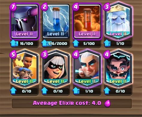 les meilleurs decks clash royale